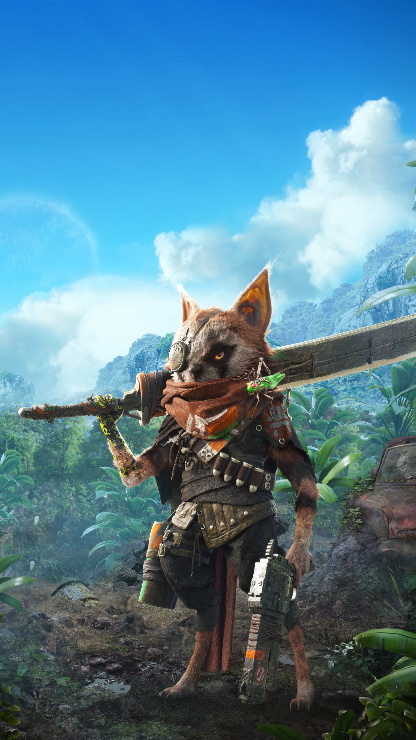 Biomutant, Xbox One, pc Game, Adventure Game, Jungle. Wallpaper in 1440x2560 Resolution