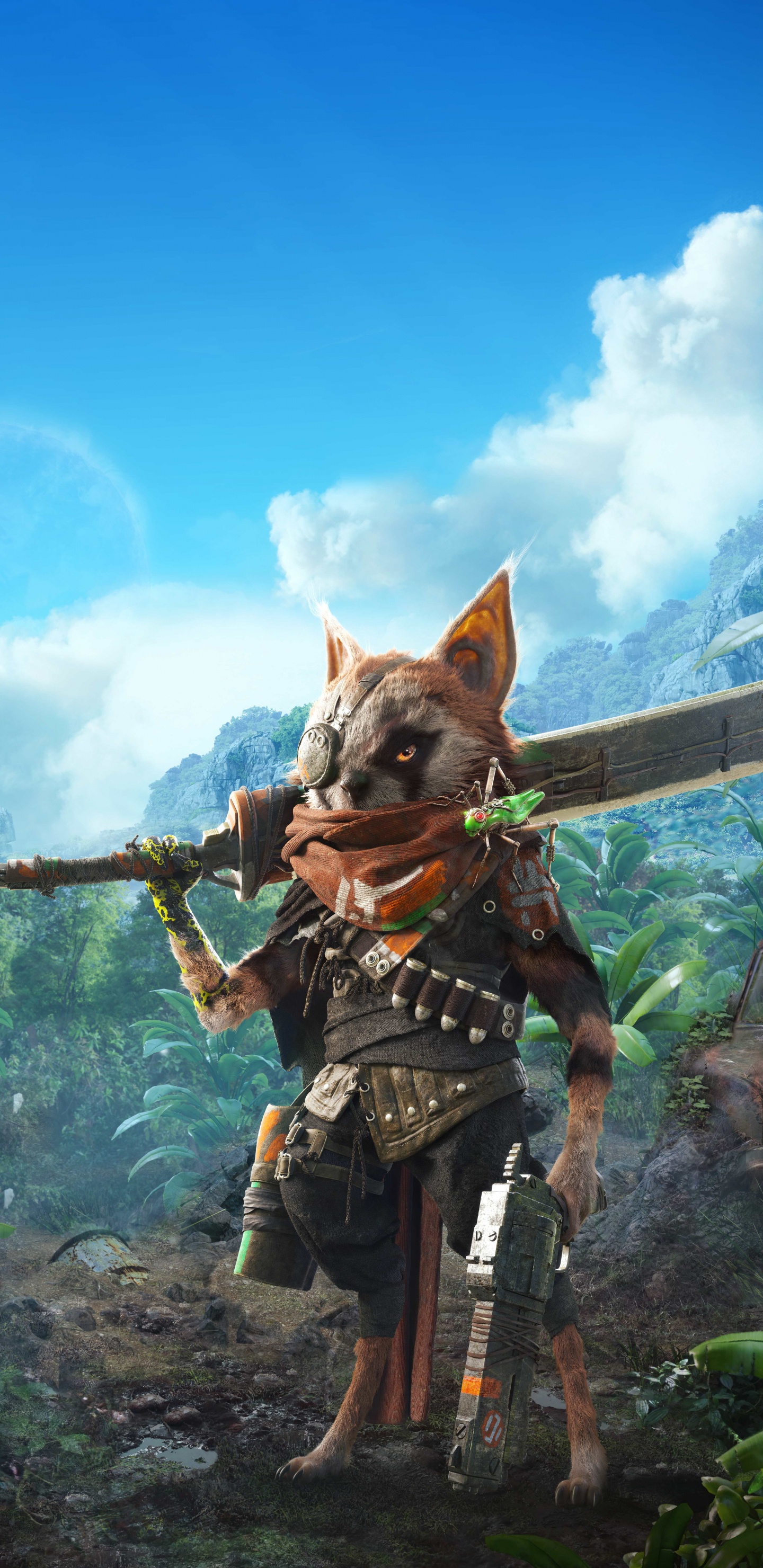 Biomutant, Xbox One, pc Game, Adventure Game, Jungle. Wallpaper in 1440x2960 Resolution