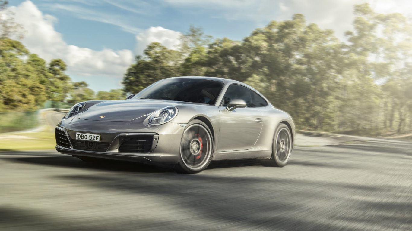 Silver Mercedes Benz Coupe on Road During Daytime. Wallpaper in 1366x768 Resolution