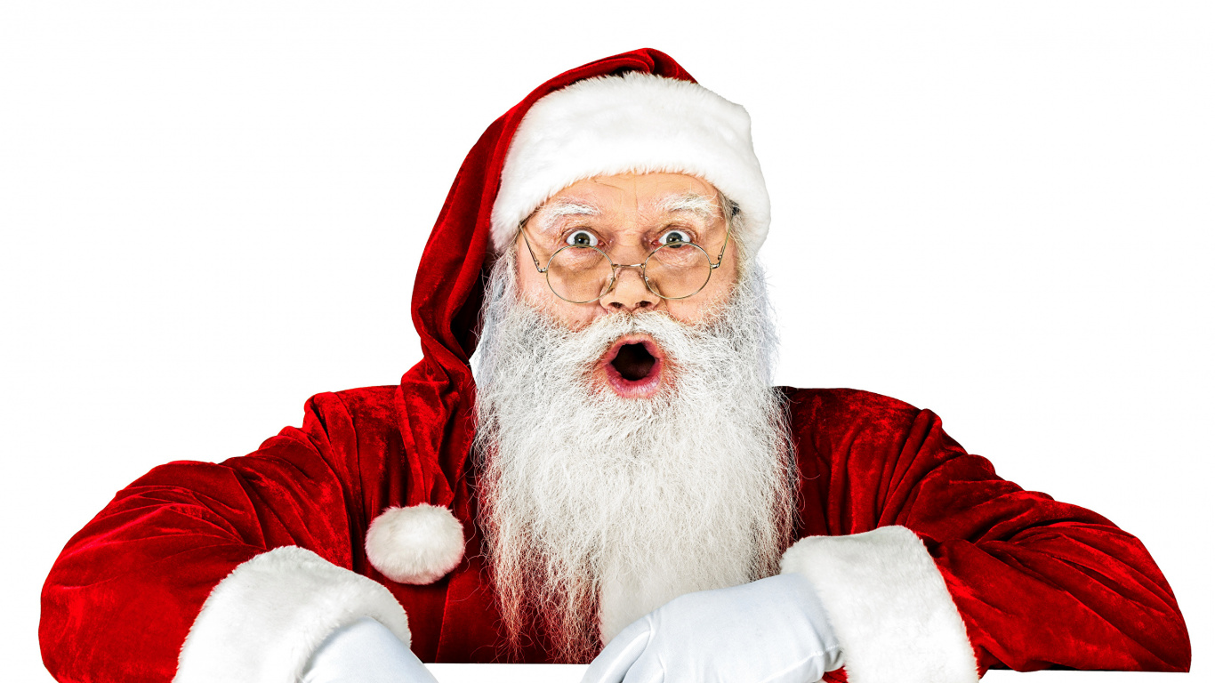Santa Claus, Christmas Day, Facial Hair, Christmas, Christmas Decoration. Wallpaper in 1366x768 Resolution
