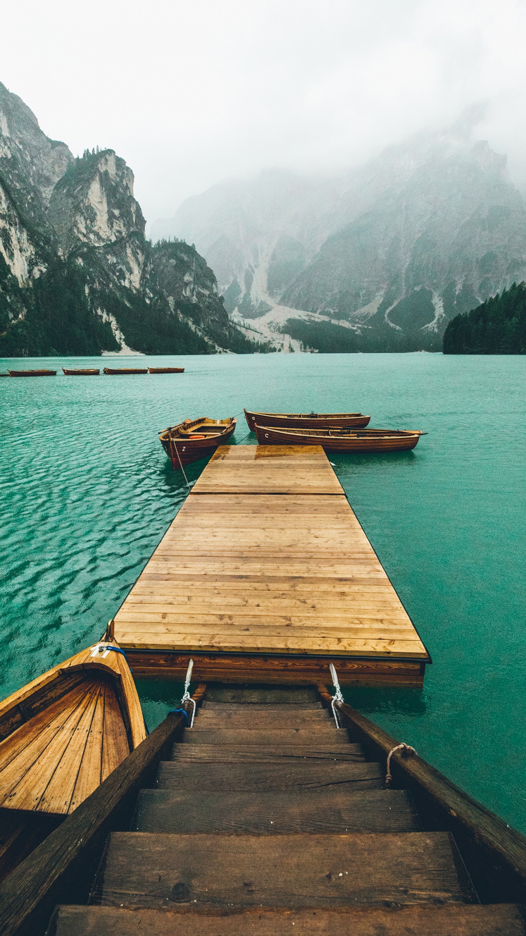 Smartphone, Ios, Wood, Mountainous Landforms, Water. Wallpaper in 1080x1920 Resolution