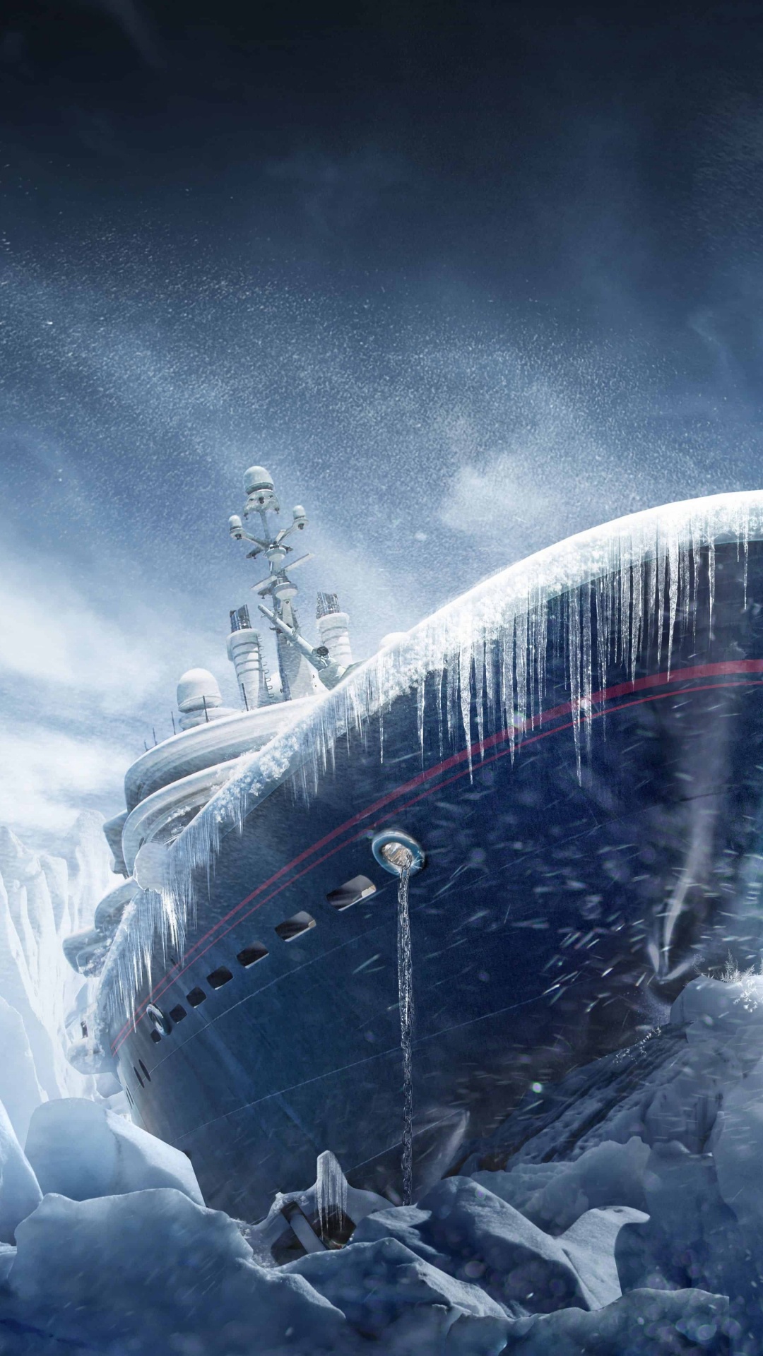 汤姆clancys六个彩虹, 气氛, 山脉, 冰川地貌, 冻结 壁纸 1080x1920 允许