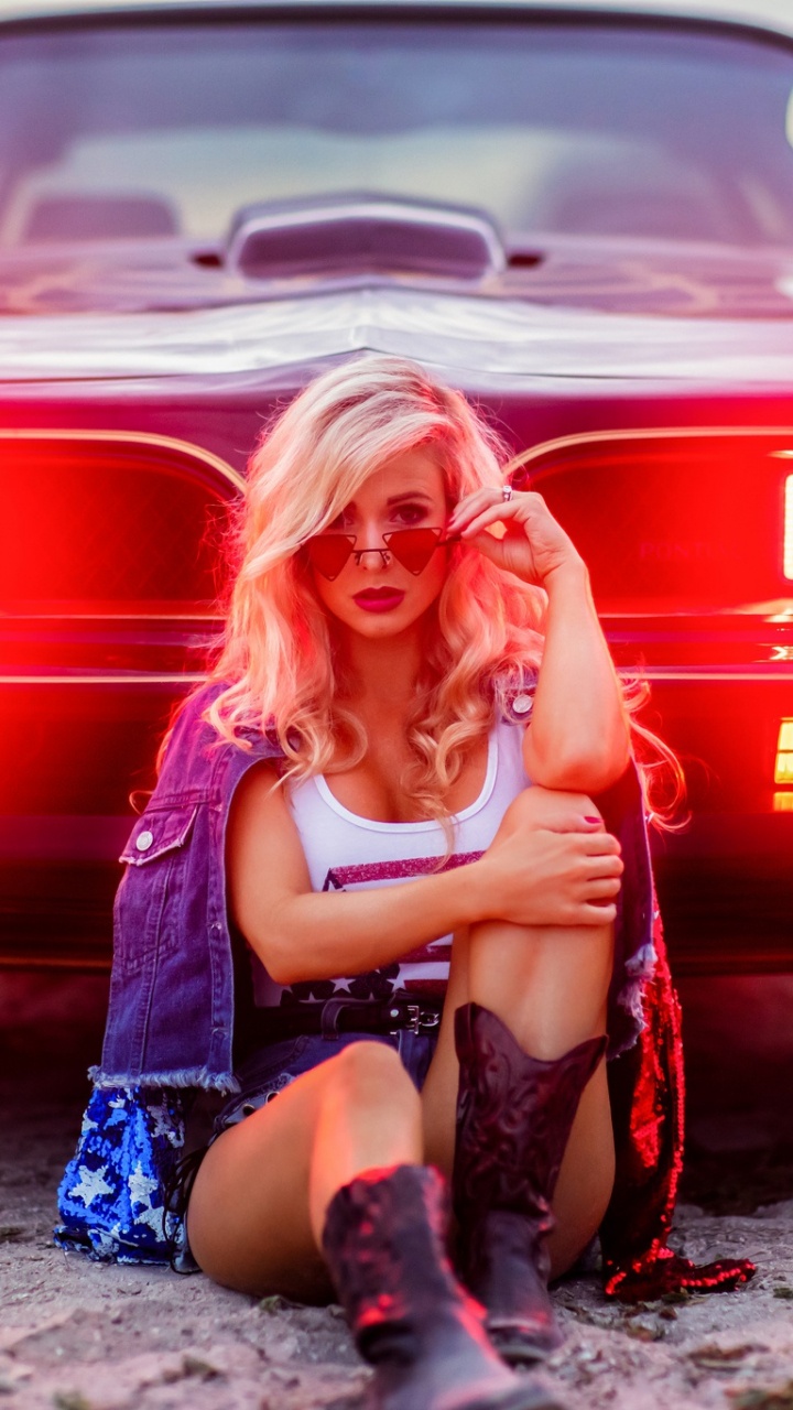 Car, Red, Muscle Car, Sports Car, Pony Car. Wallpaper in 720x1280 Resolution