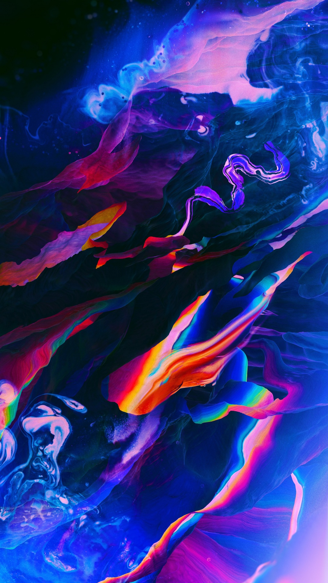 安卓, Android 10, Android Oreo, 色彩, 电蓝色的 壁纸 1080x1920 允许