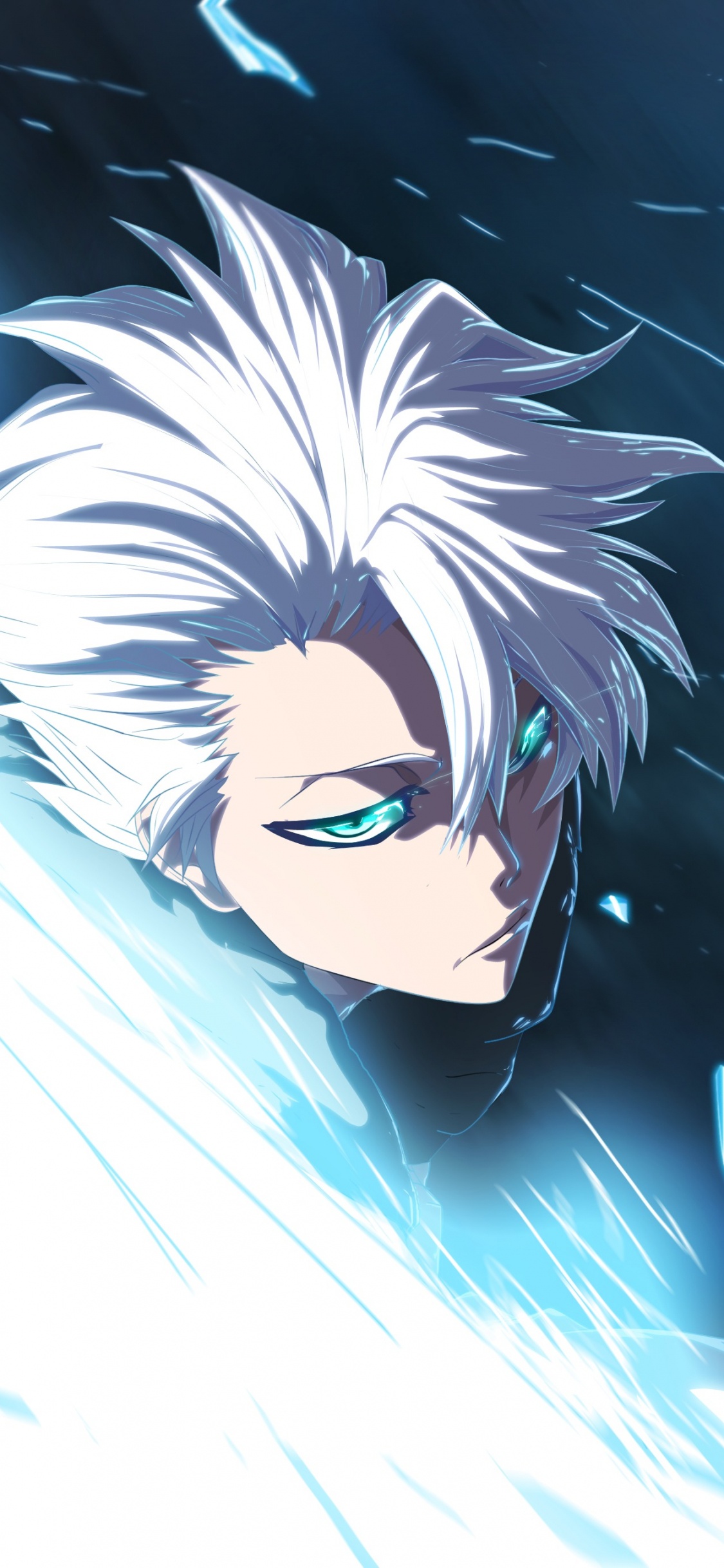 Ilustración de Dragón Blanco y Negro. Wallpaper in 1125x2436 Resolution