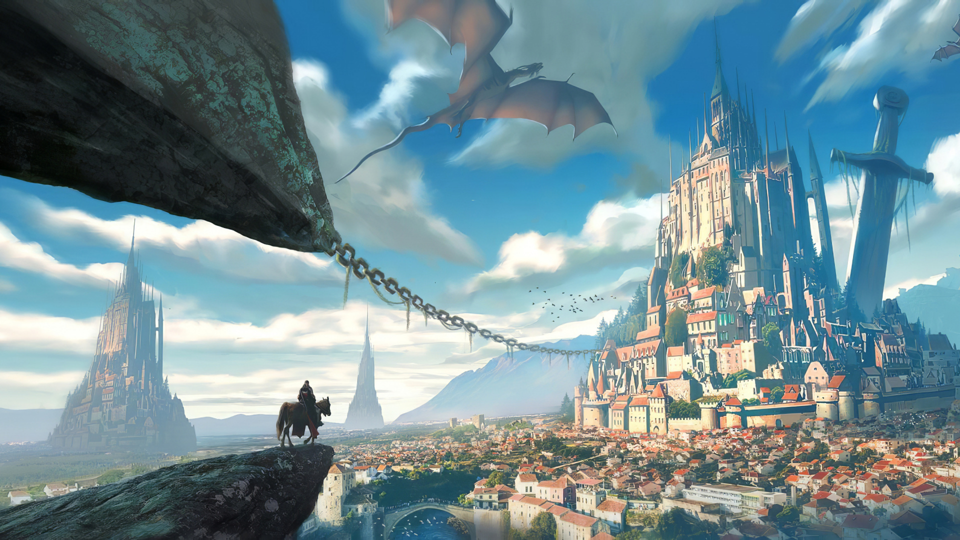 Digital Art, Art, Cloud, Daytime, World. Wallpaper in 1920x1080 Resolution