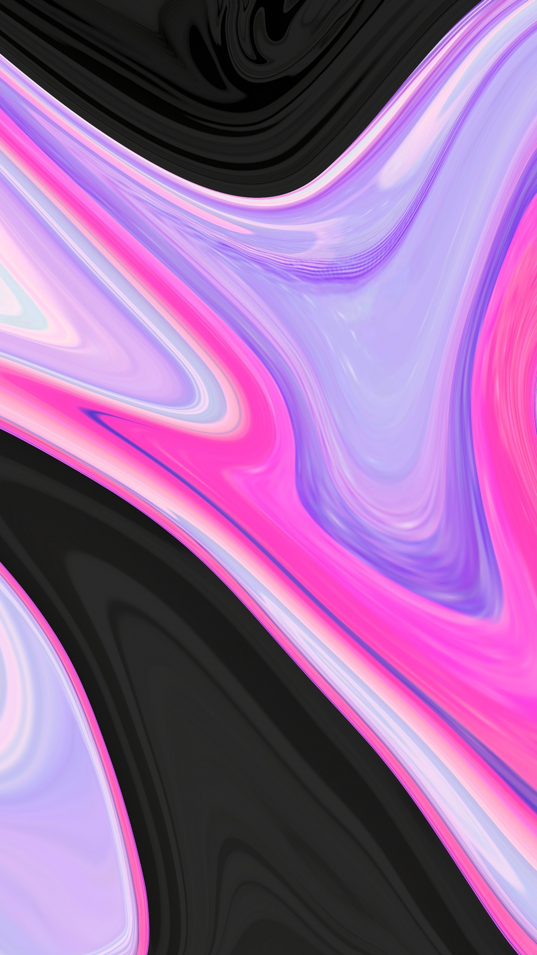 Purple and Black Abstract Painting. Wallpaper in 1080x1920 Resolution