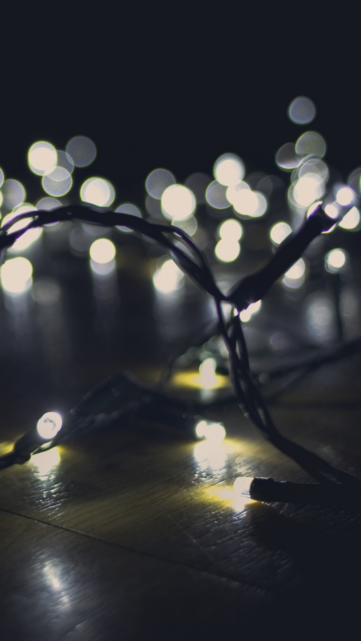 Agua, Luz, Reflexión, Medianoche, Guirnalda. Wallpaper in 720x1280 Resolution