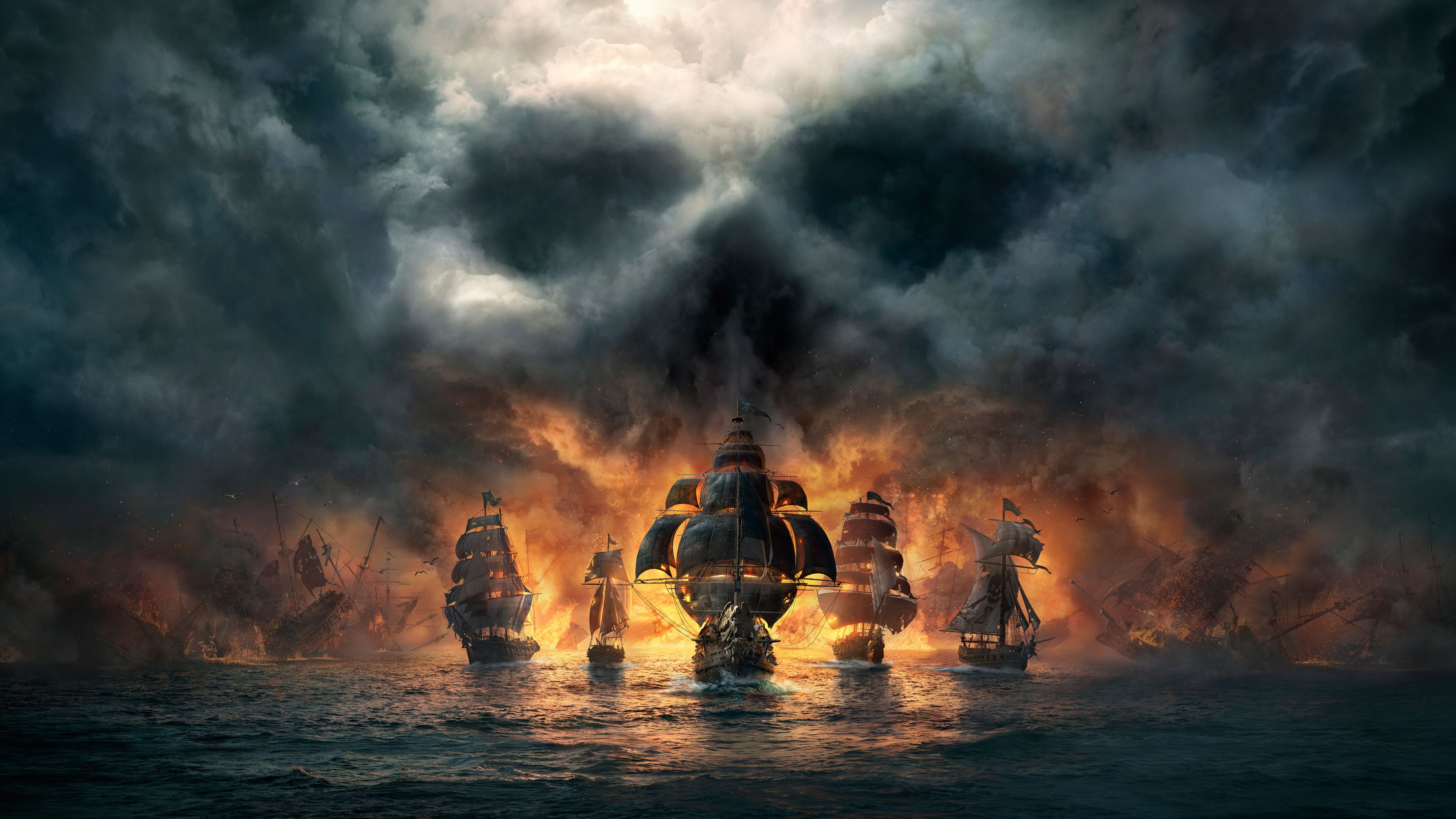 Agua, Ambiente, Afterglow, Moto de Agua, Atardecer. Wallpaper in 3840x2160 Resolution