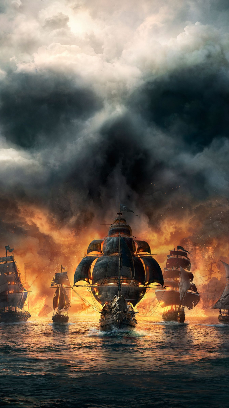 Cloud, Water, Atmosphere, Afterglow, Watercraft. Wallpaper in 750x1334 Resolution