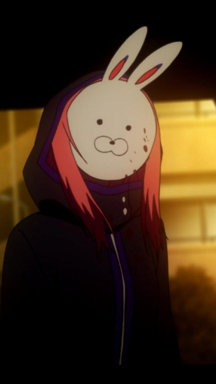 Person in Black Hoodie With White and Pink Cat Head. Wallpaper in 750x1334 Resolution