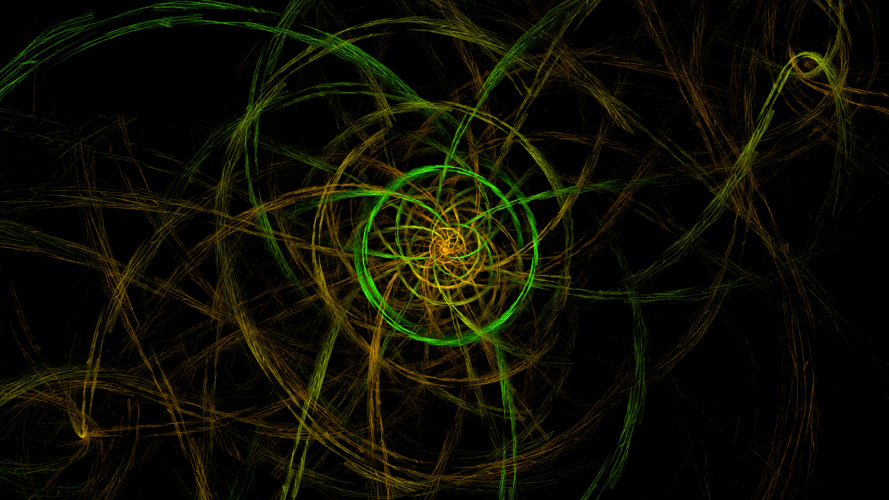 Gelbes Und Grünes Licht Digitales Hintergrundbild. Wallpaper in 1280x720 Resolution