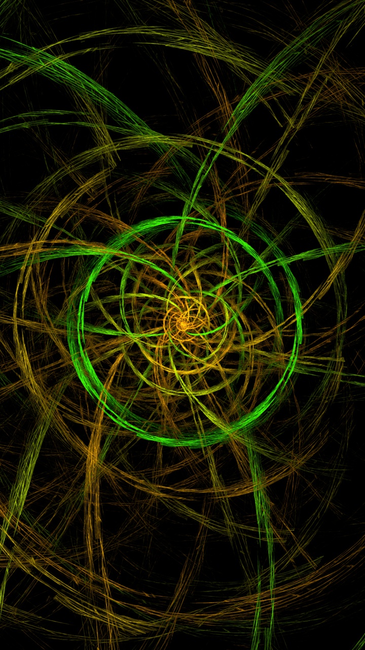 Papier Peint Numérique Lumière Jaune et Verte. Wallpaper in 720x1280 Resolution