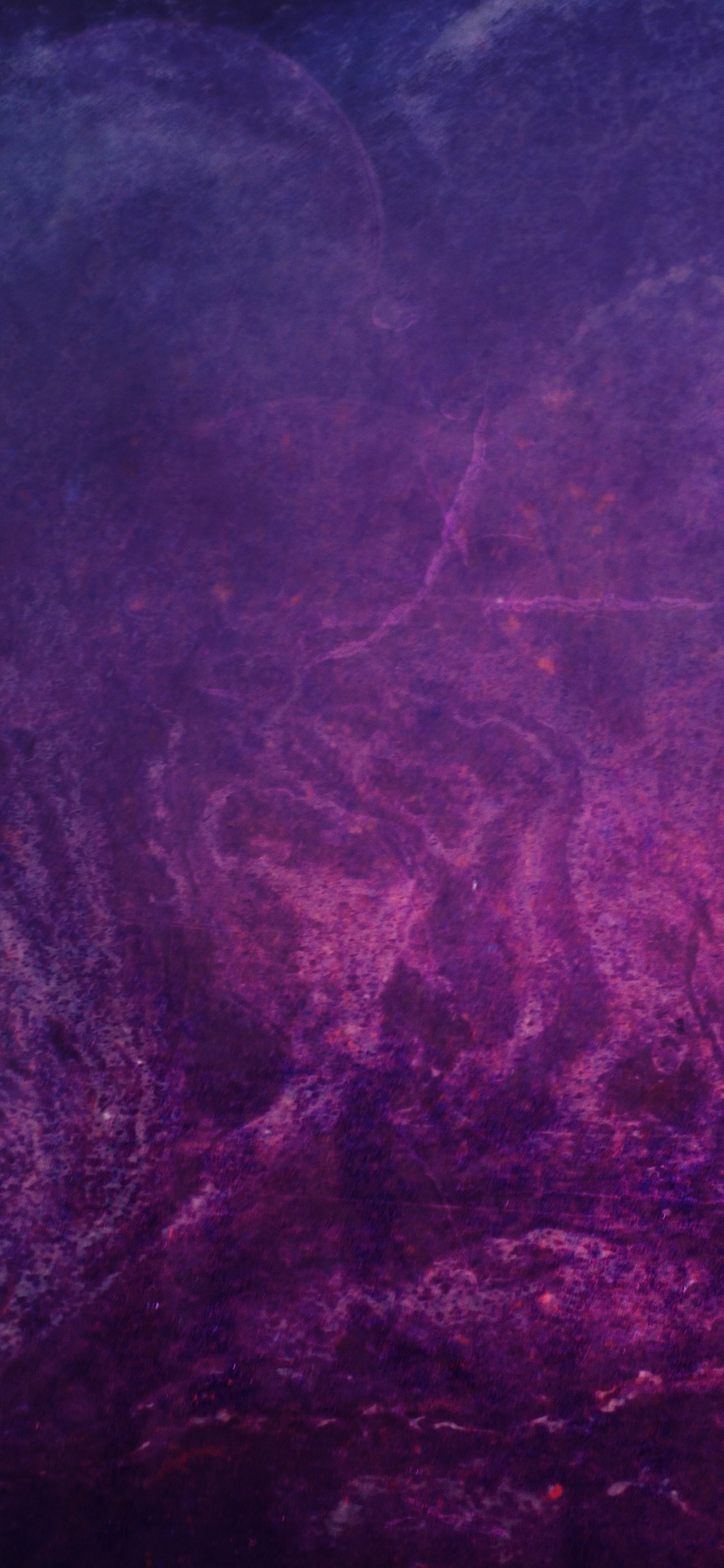 Pintura Abstracta Morada y Negra. Wallpaper in 1125x2436 Resolution