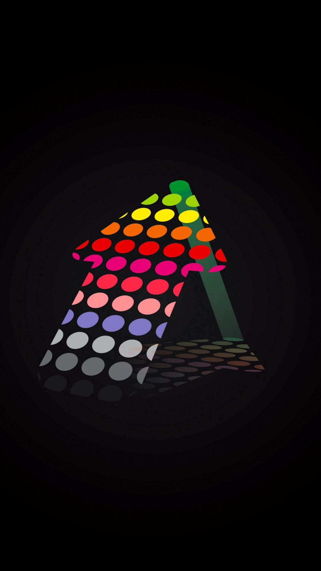 Illustration de Coeur Bleu et Jaune. Wallpaper in 1080x1920 Resolution