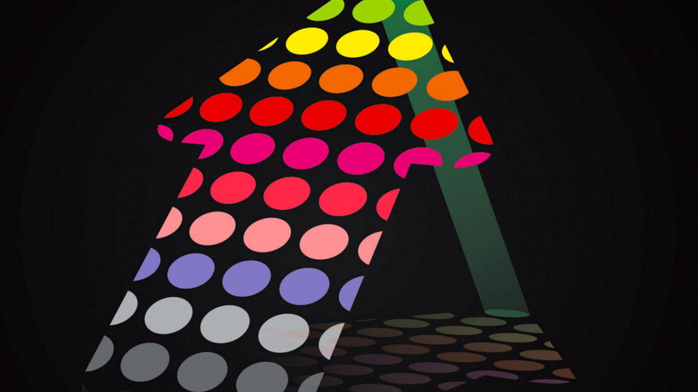 Ilustración de Corazón Azul y Amarillo. Wallpaper in 1366x768 Resolution