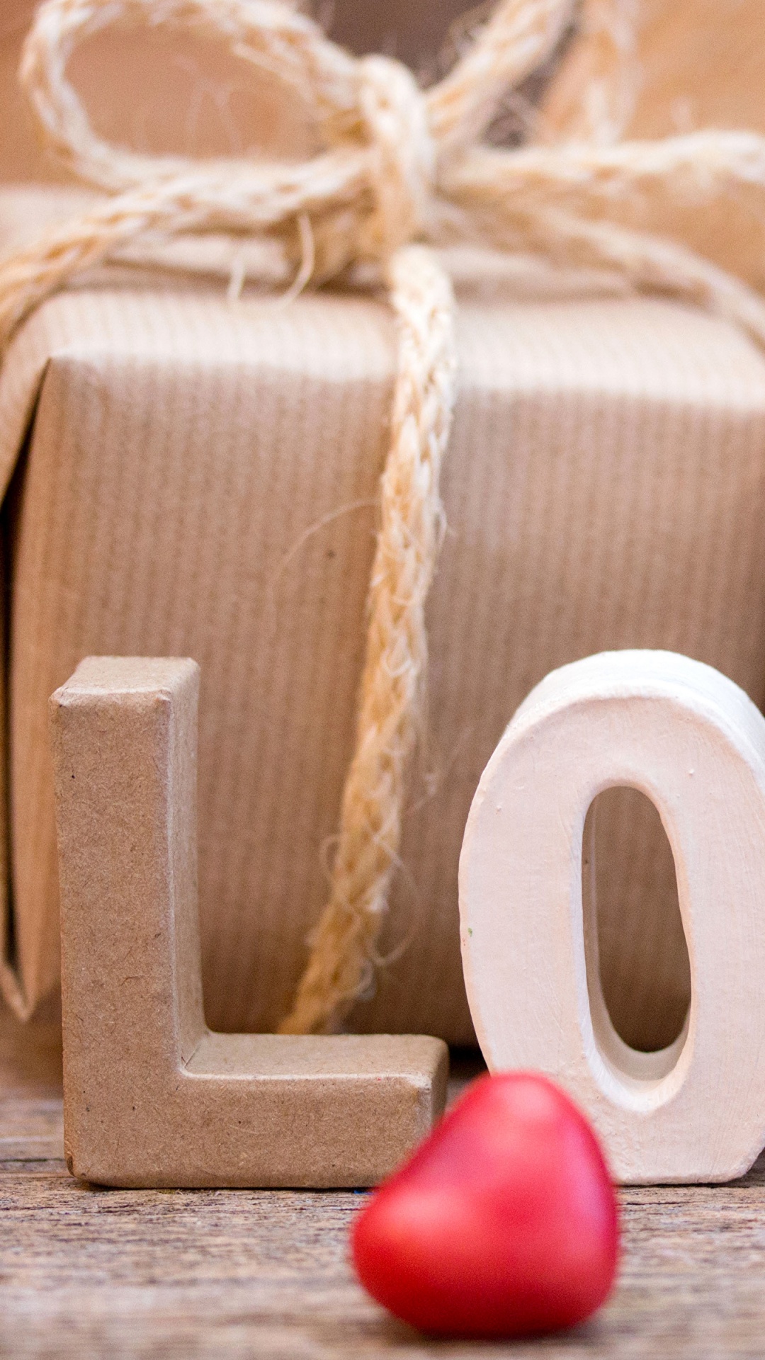 Valentines Day, Gift Wrapping, Heart, Romantic Love Gift, Love. Wallpaper in 1080x1920 Resolution