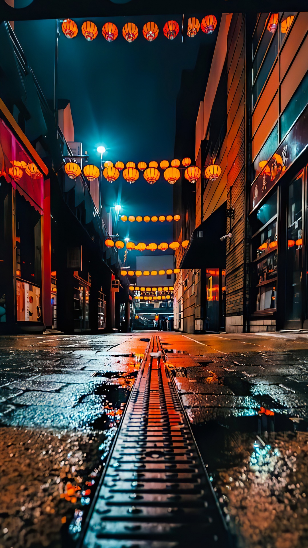 Nuit, Lumière de Rue, Lumière, Paysage Urbain, Rue. Wallpaper in 1080x1920 Resolution