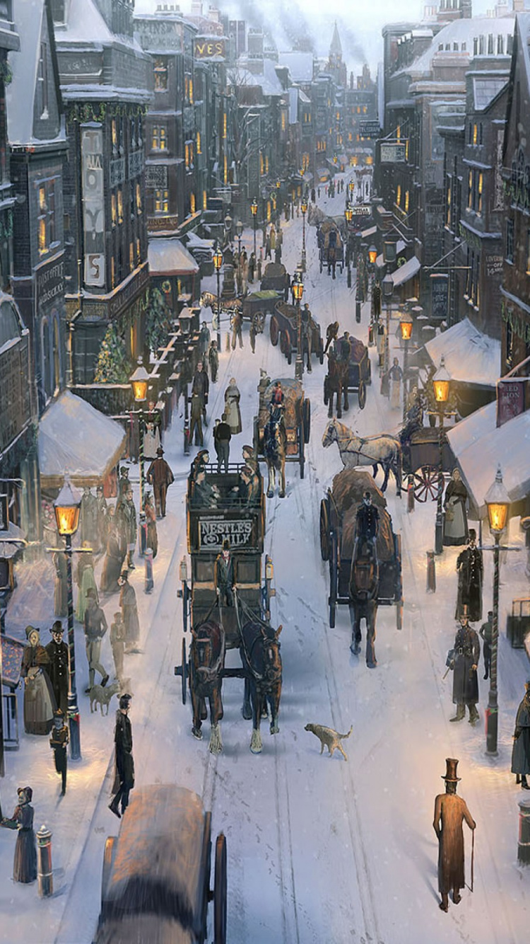 Personnes Marchant Dans la Rue Pendant la Journée. Wallpaper in 750x1334 Resolution