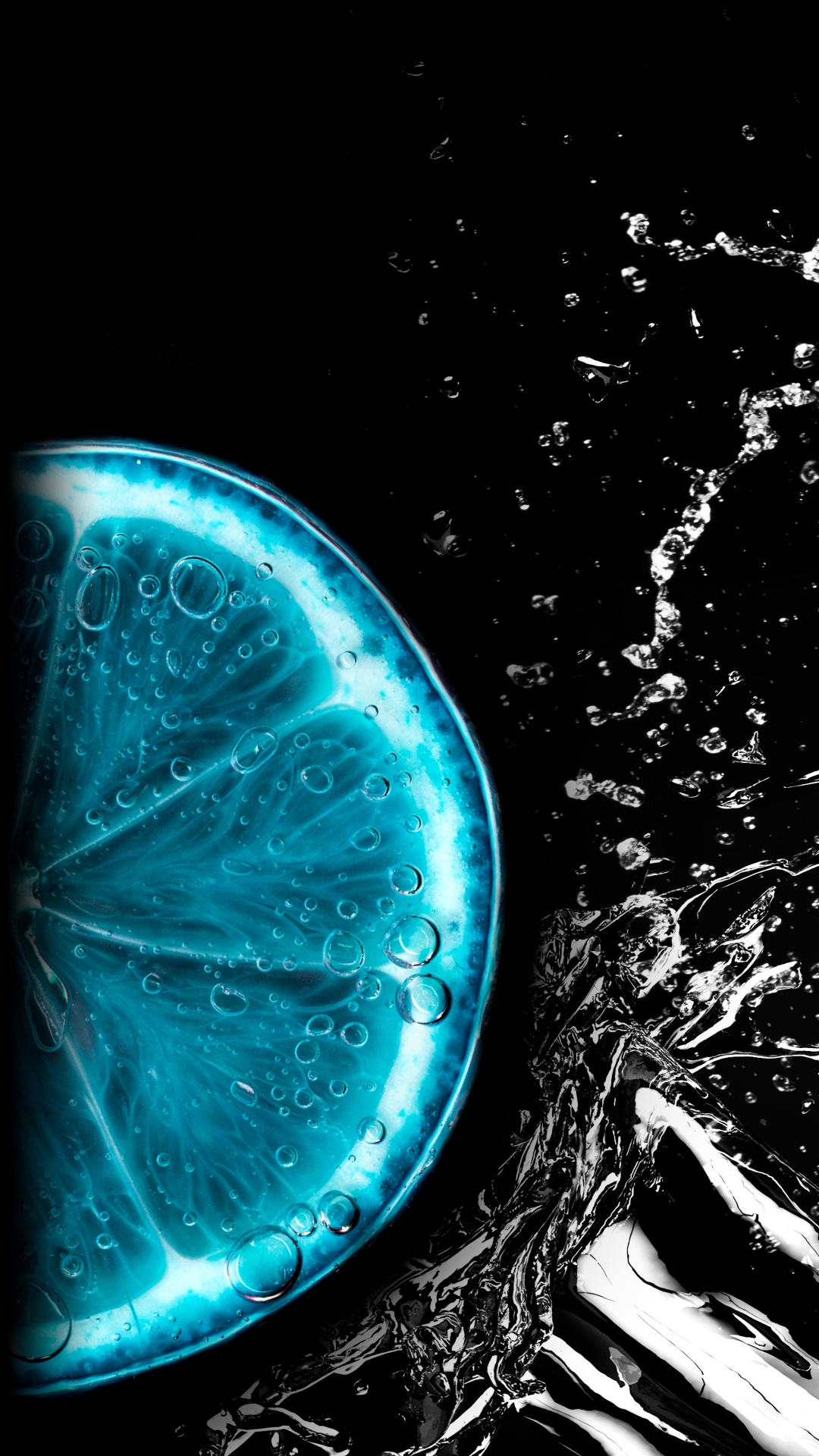 Wasser, Schwarz, Automotive Lighting, Kreis, Electric Blue. Wallpaper in 1080x1920 Resolution