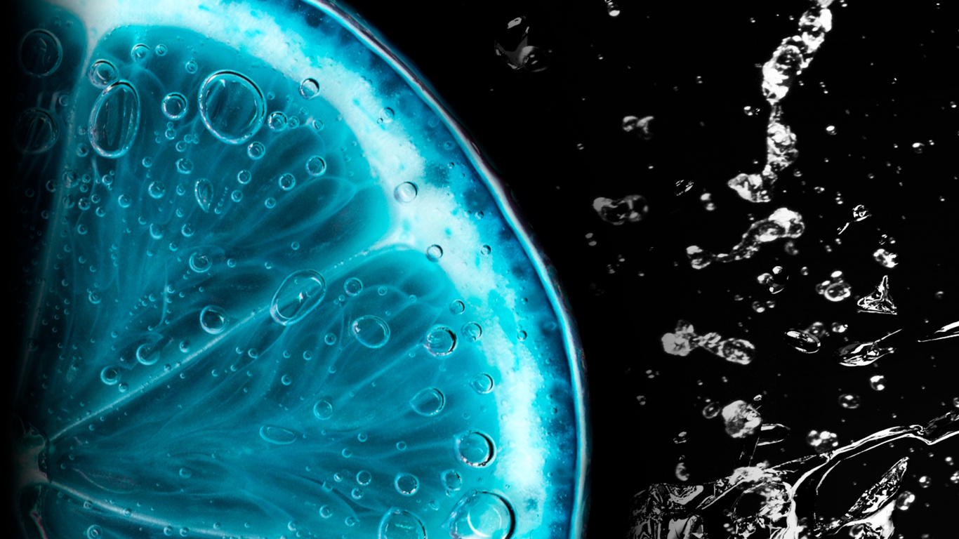 Wasser, Schwarz, Automotive Lighting, Kreis, Electric Blue. Wallpaper in 1366x768 Resolution