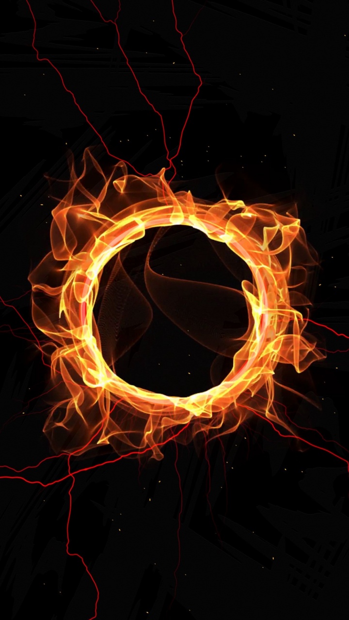 Rambo de Vinyle, Feu, Eau, Flamme, Orange. Wallpaper in 720x1280 Resolution