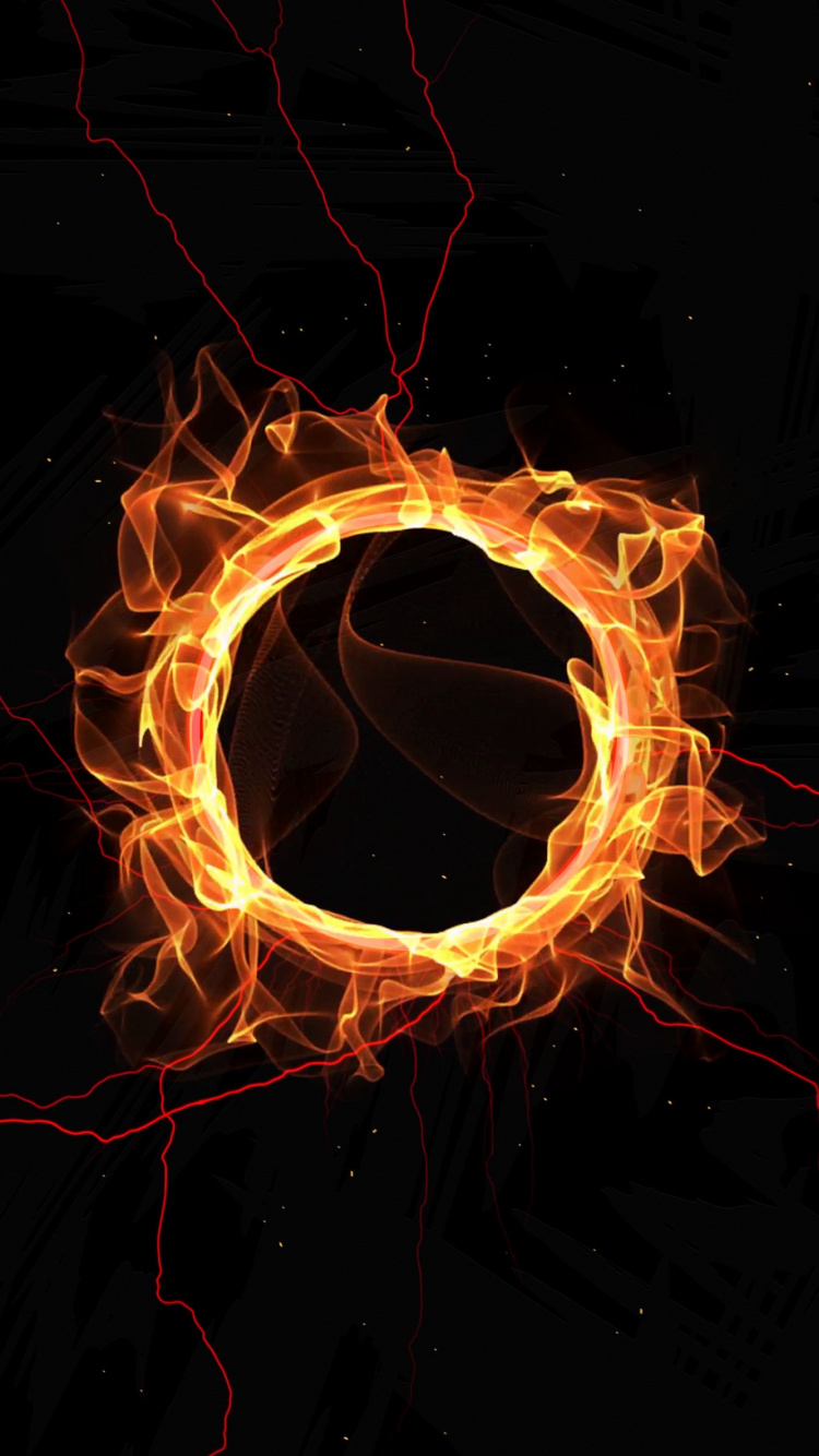 Rambo de Vinyle, Feu, Eau, Flamme, Orange. Wallpaper in 750x1334 Resolution