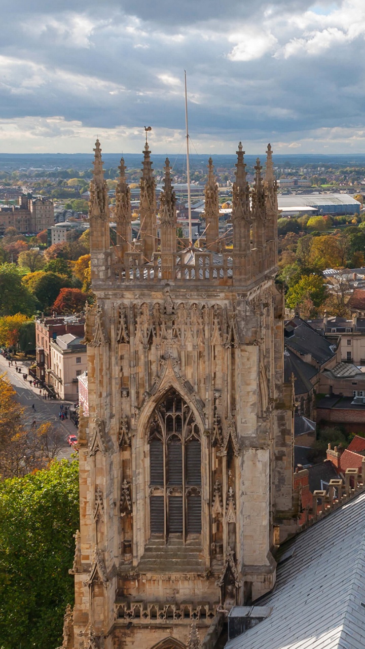 Aerial View of City Buildings During Daytime. Wallpaper in 720x1280 Resolution