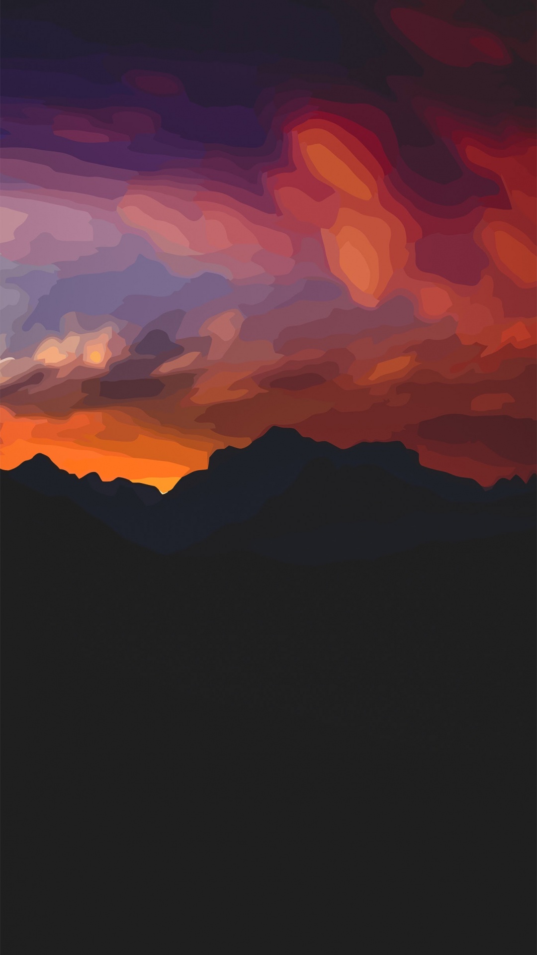 Atmosphère, Nature, Afterglow, Paysage Naturel, Orange. Wallpaper in 1080x1920 Resolution