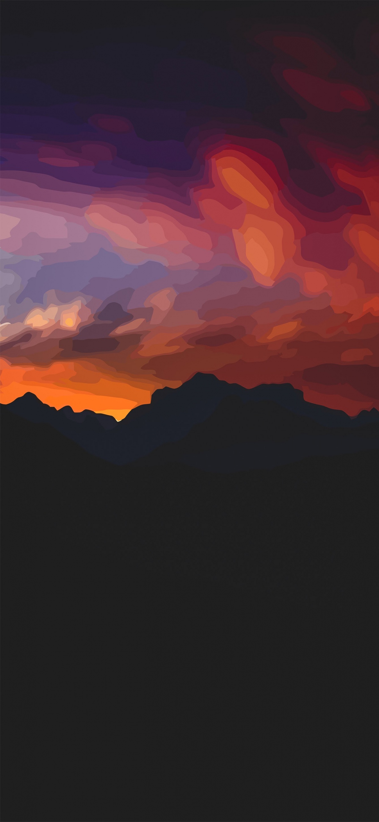 Cloud, Atmosphäre, Natur, Afterglow, Naturlandschaft. Wallpaper in 1242x2688 Resolution