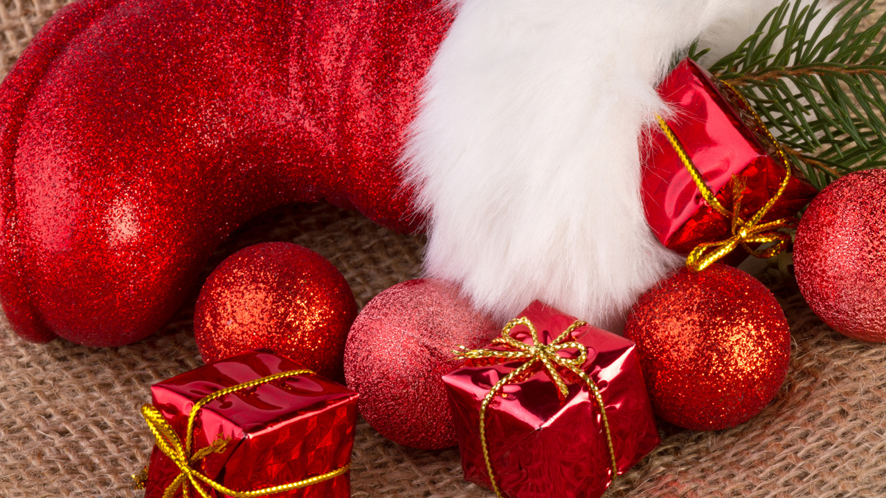 Christmas Day, Holiday, Ded Moroz, Christmas Decoration, Christmas Ornament. Wallpaper in 1280x720 Resolution