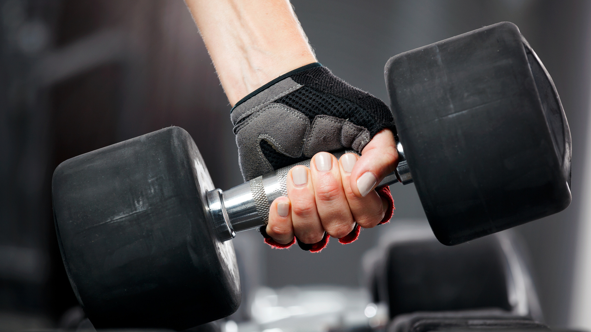 Person Holding Black and Silver Dumbbell. Wallpaper in 1920x1080 Resolution