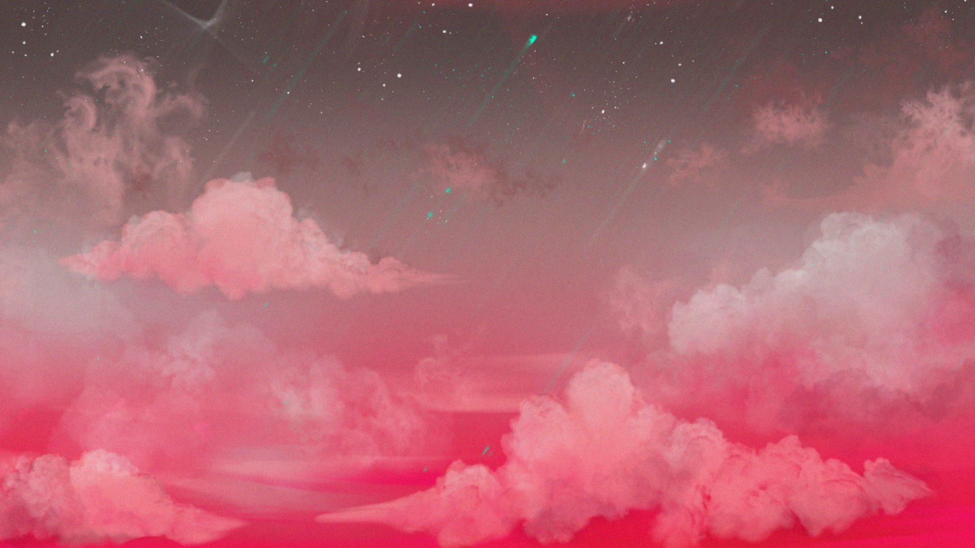 奥罗拉, 空间, 气氛, 红色的, 性质 壁纸 1920x1080 允许