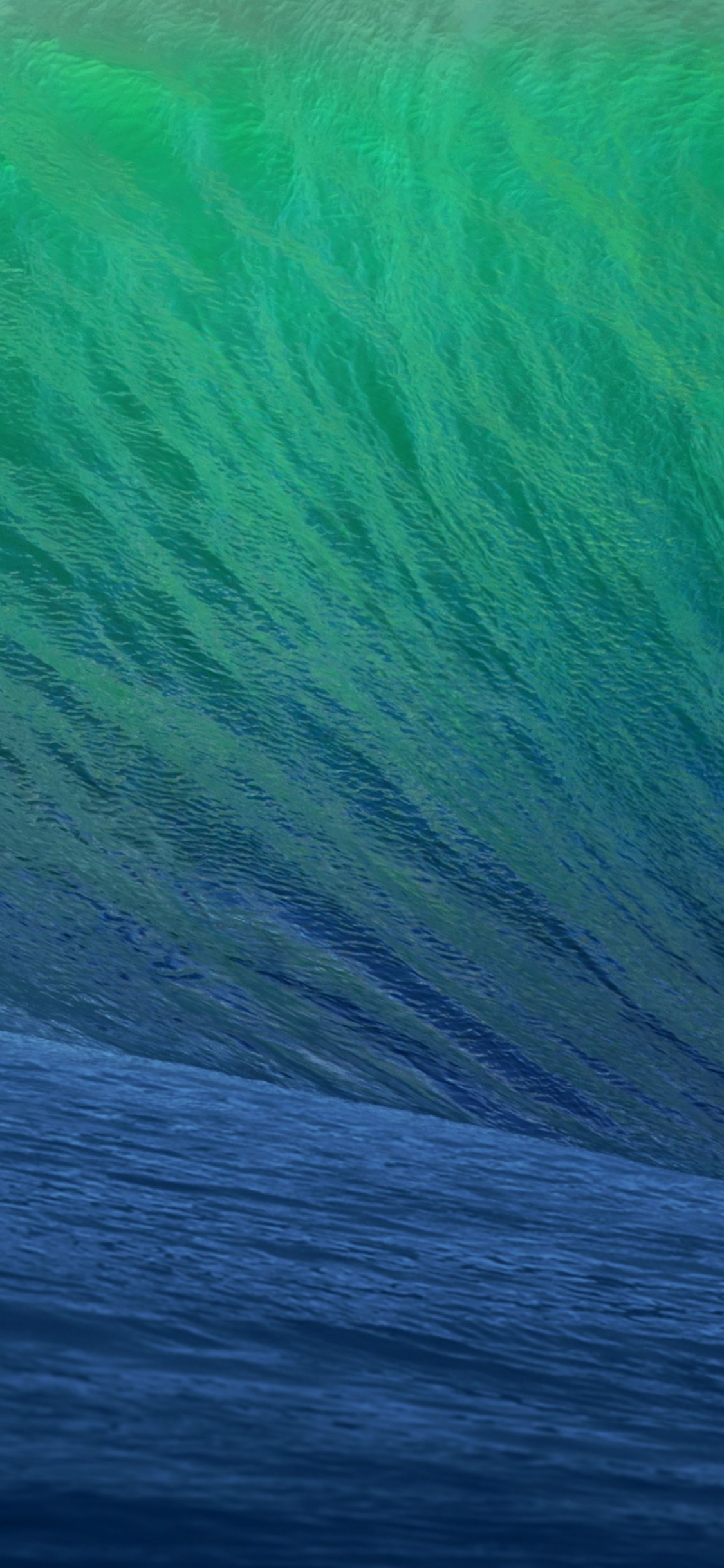 Apple, 绿色的, 风波, 海洋, 大海 壁纸 1125x2436 允许