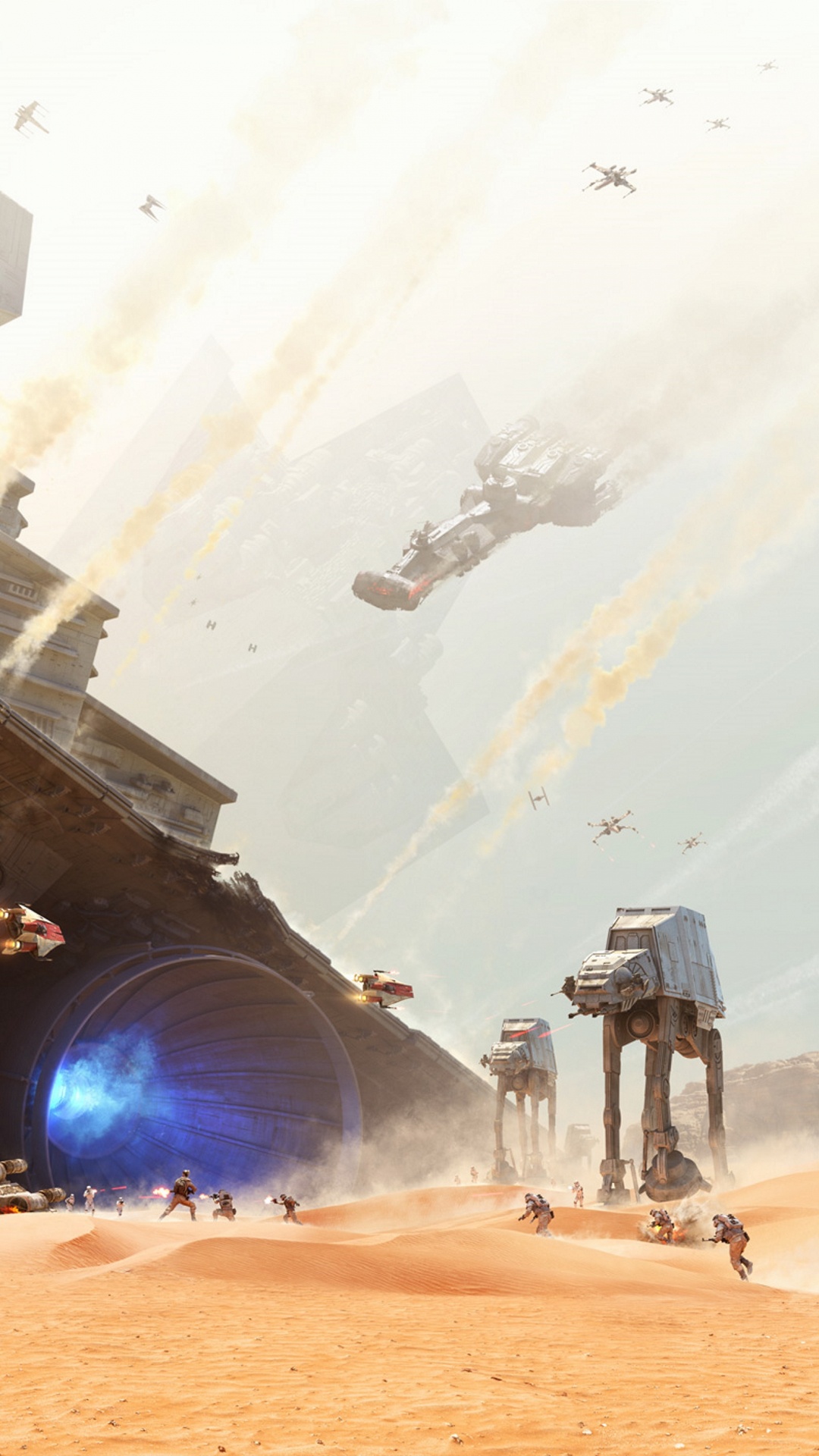 Peinture Abstraite Blanche et Bleue. Wallpaper in 1080x1920 Resolution