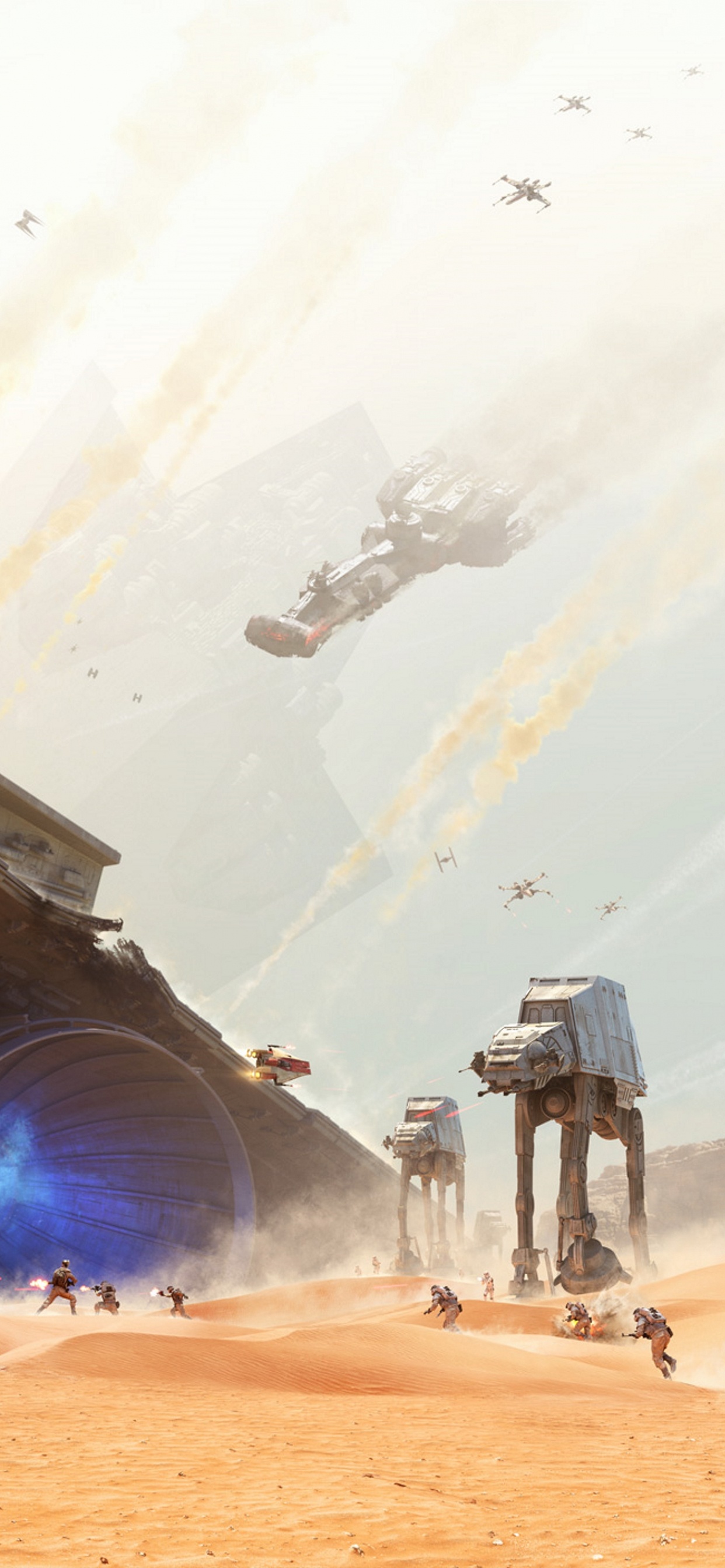 Pintura Abstracta Blanca y Azul. Wallpaper in 1242x2688 Resolution