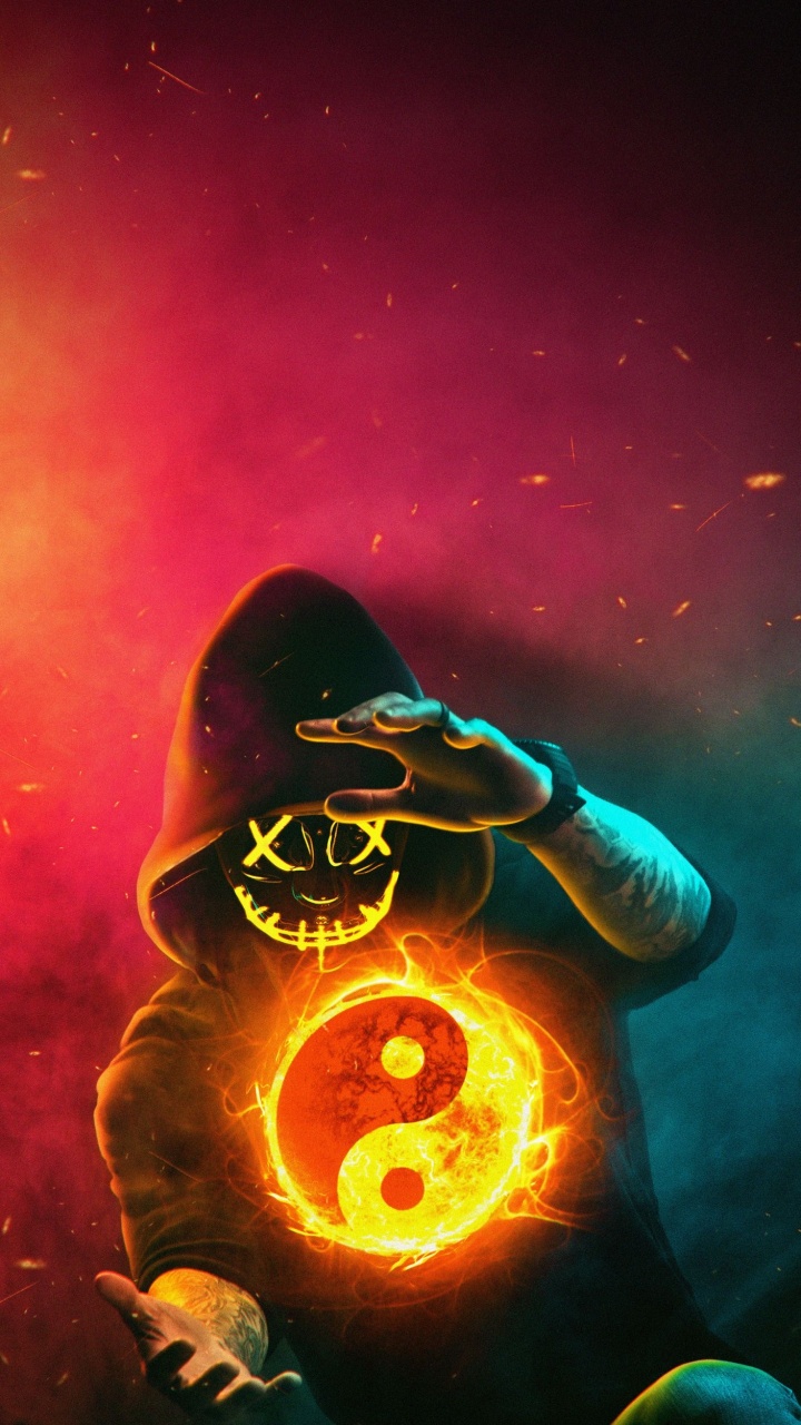 Fondo de Pantalla de Piratas Informáticos, Luz, Cucurbita, Artes Creativas, Arte. Wallpaper in 720x1280 Resolution