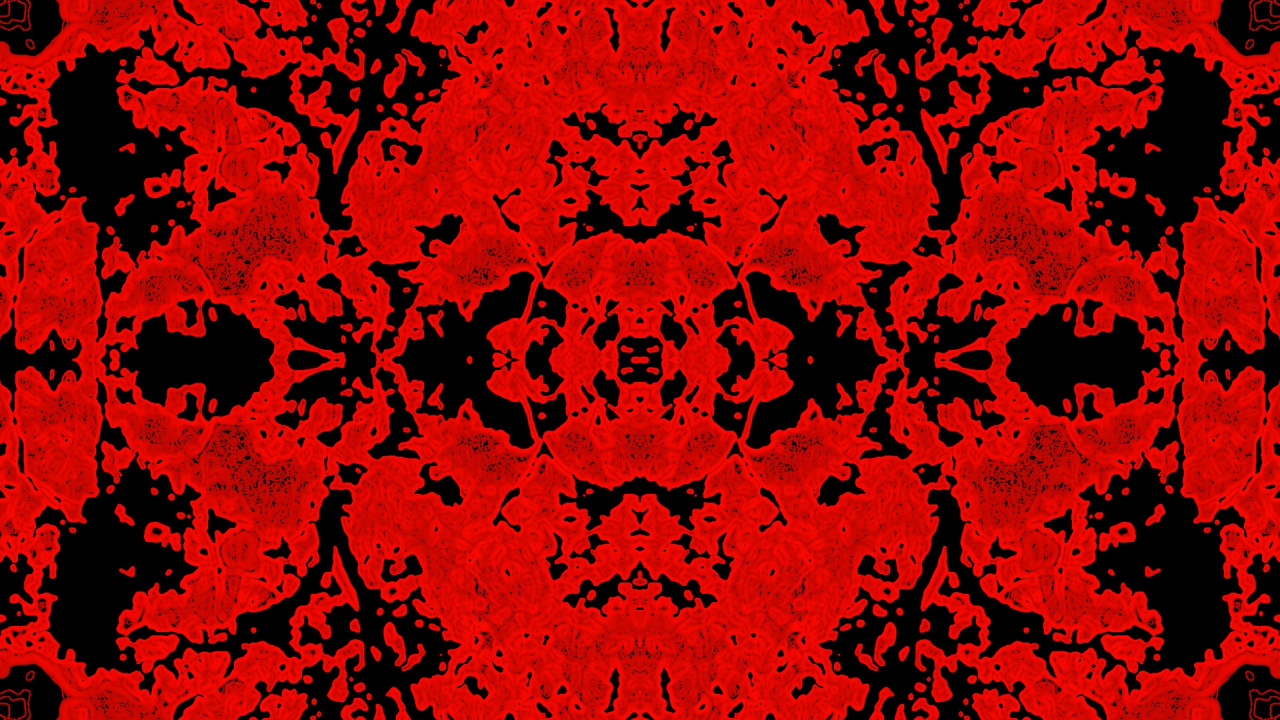 Motif Floral Rouge Sur Fond Blanc. Wallpaper in 1280x720 Resolution