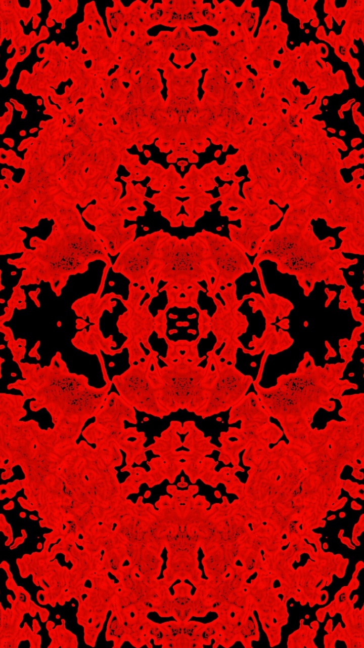 Red Floral Design on White Background. Wallpaper in 720x1280 Resolution