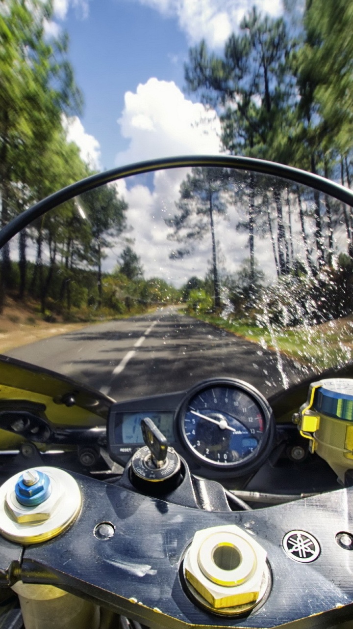 Volante de Coche Amarillo y Negro. Wallpaper in 720x1280 Resolution