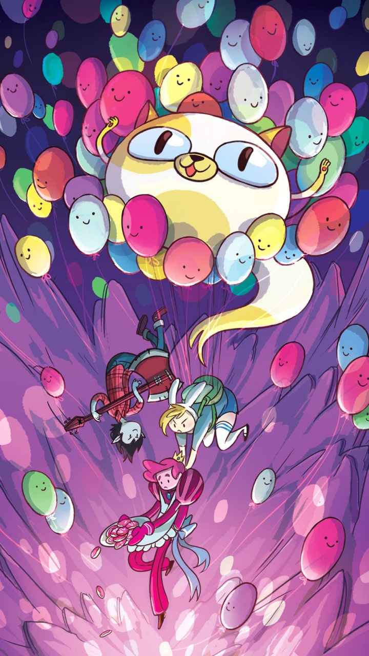 Adventure Time, Marceline The Vampire Queen, Ice King, Adventure Time Vol 6, Adventure Time Vol 8. Wallpaper in 720x1280 Resolution