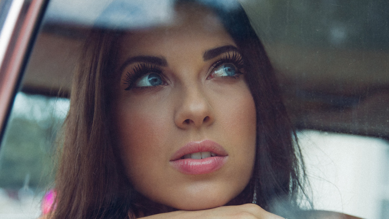 脸颊, 头发, 额头, 珍妮·托尔曼（Jenny Tolman）, 鼻子 壁纸 1366x768 允许