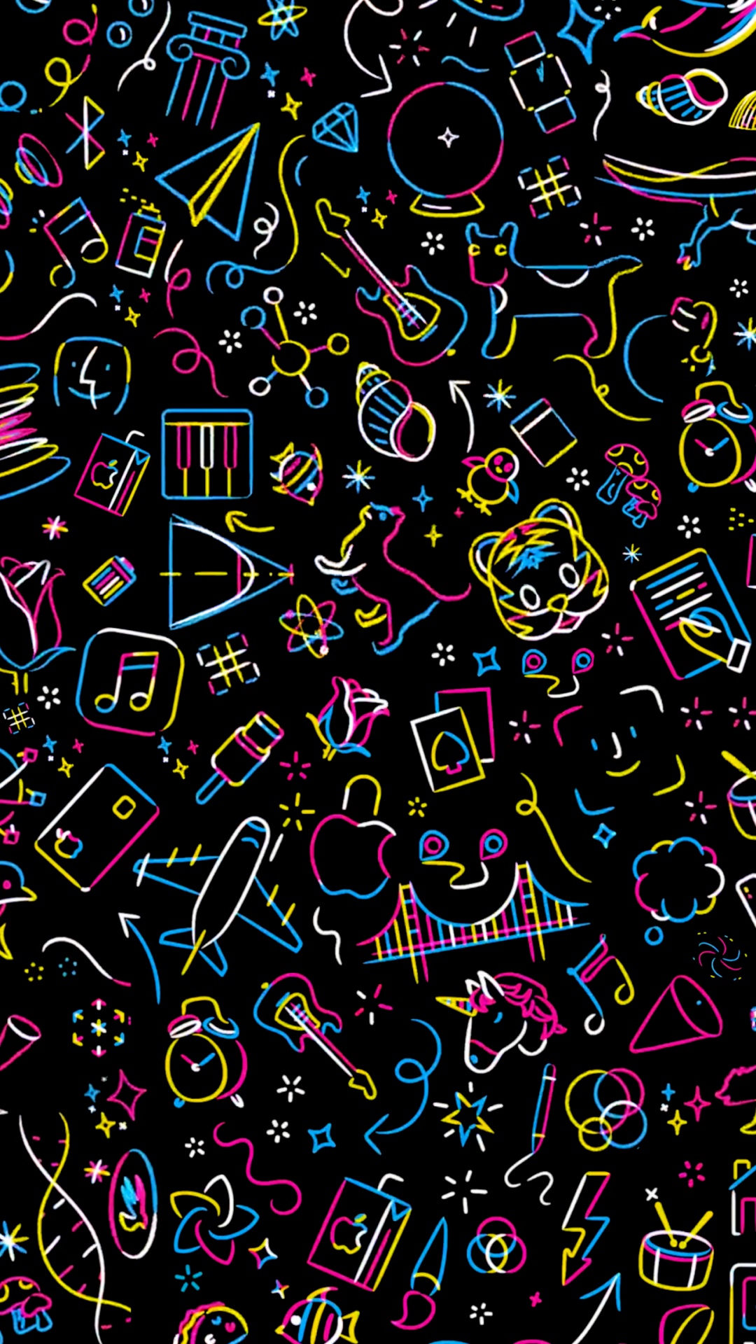 Apple Take Note, Apples, AirPods, Notes, Art. Wallpaper in 1080x1920 Resolution