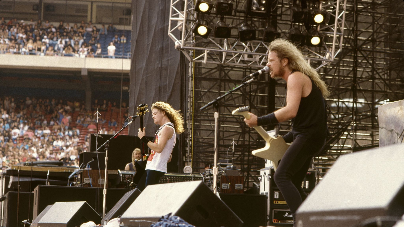 Metallica, Heavy Metal, Rendimiento, Sica, Músico. Wallpaper in 1366x768 Resolution