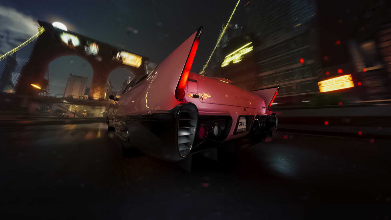 Night, Car, Automotive Exterior, Automotive Lighting, The Crew 2. Wallpaper in 1366x768 Resolution