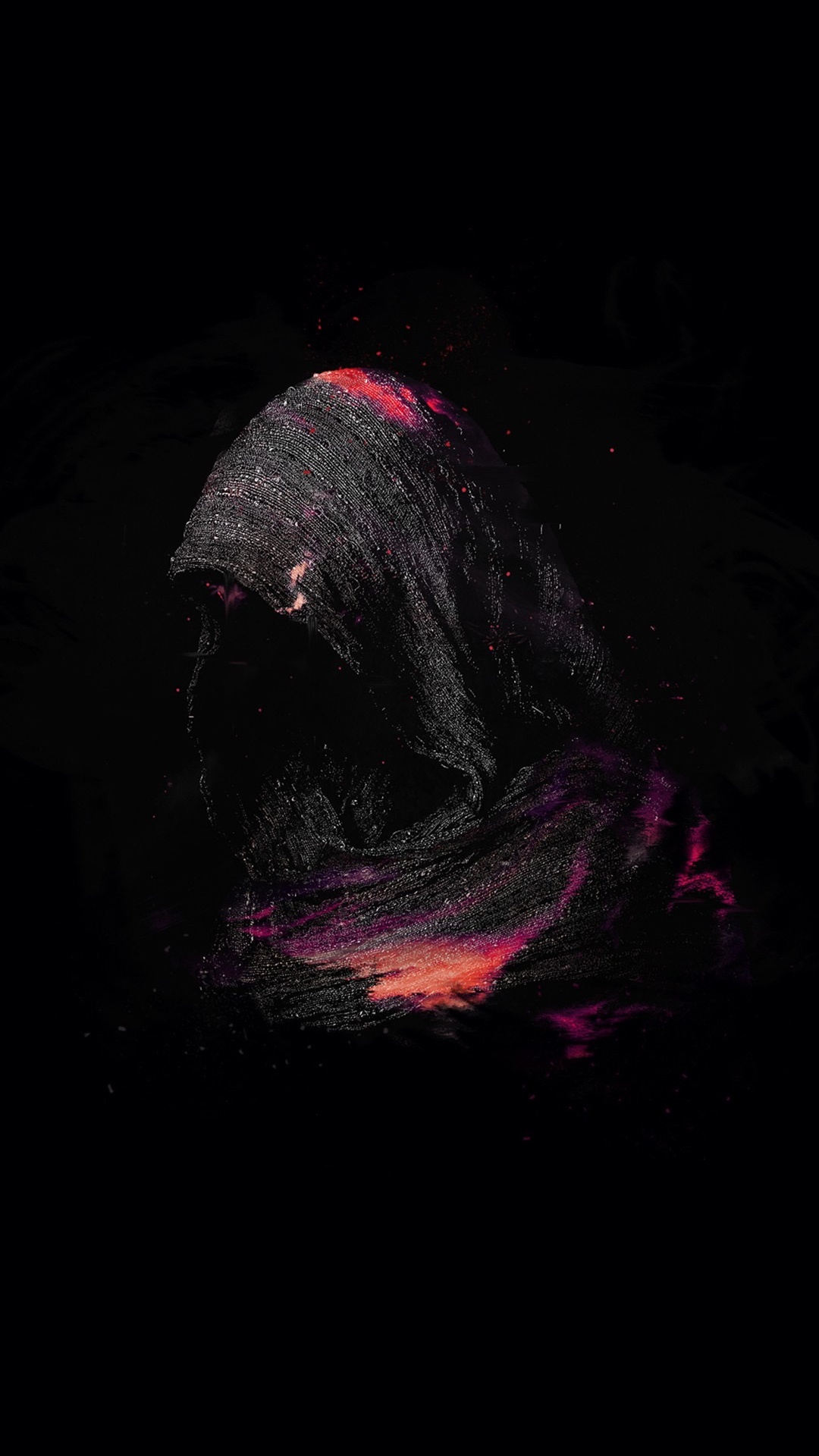 Darkness, Art, Magenta, Snout, Painting. Wallpaper in 1080x1920 Resolution