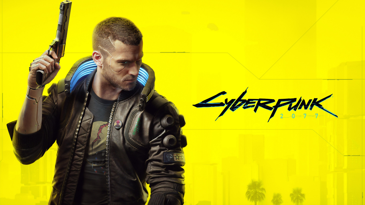 Cyberpunk 2077, cd Projekt, Playstation 4, Open World, Gelb. Wallpaper in 1280x720 Resolution
