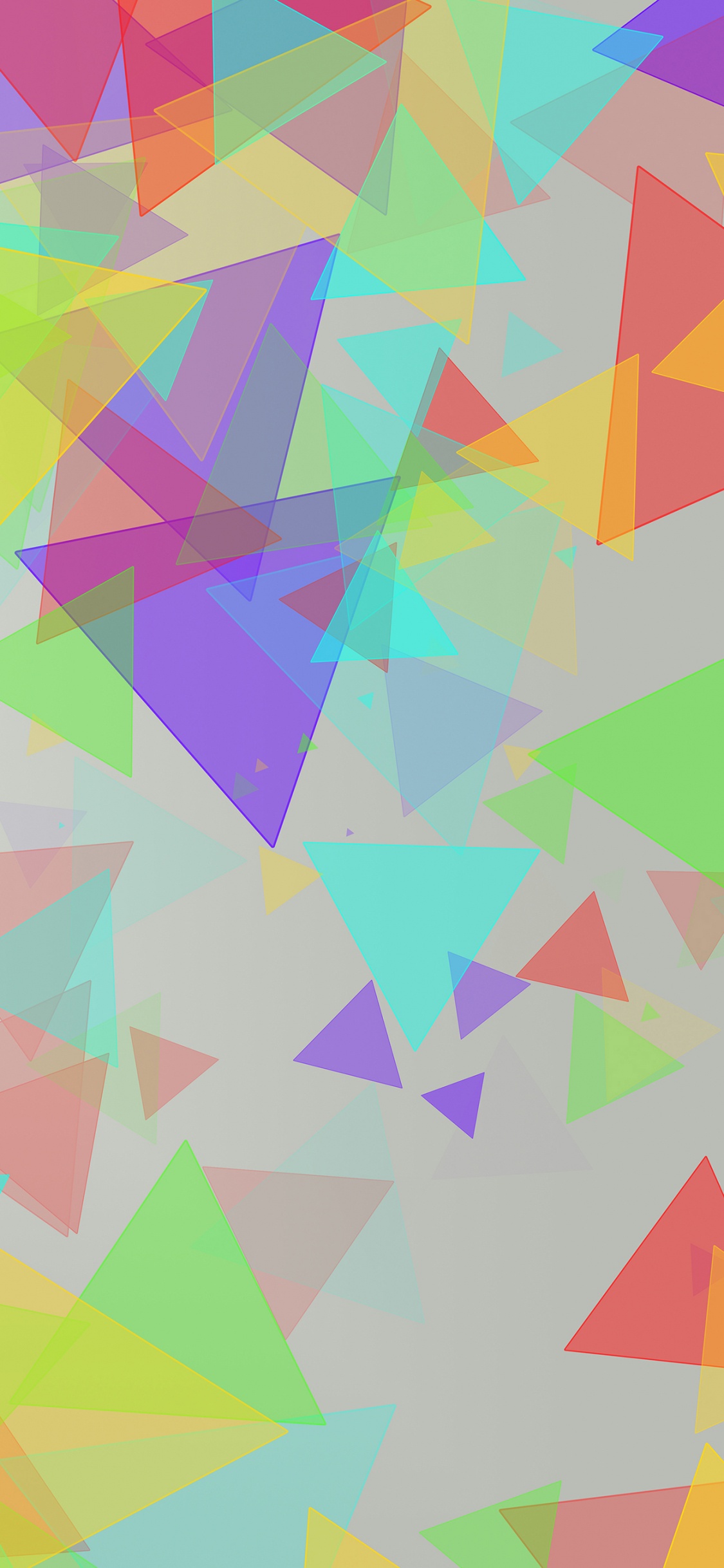 三角形, 对称, 技术纸 壁纸 1125x2436 允许