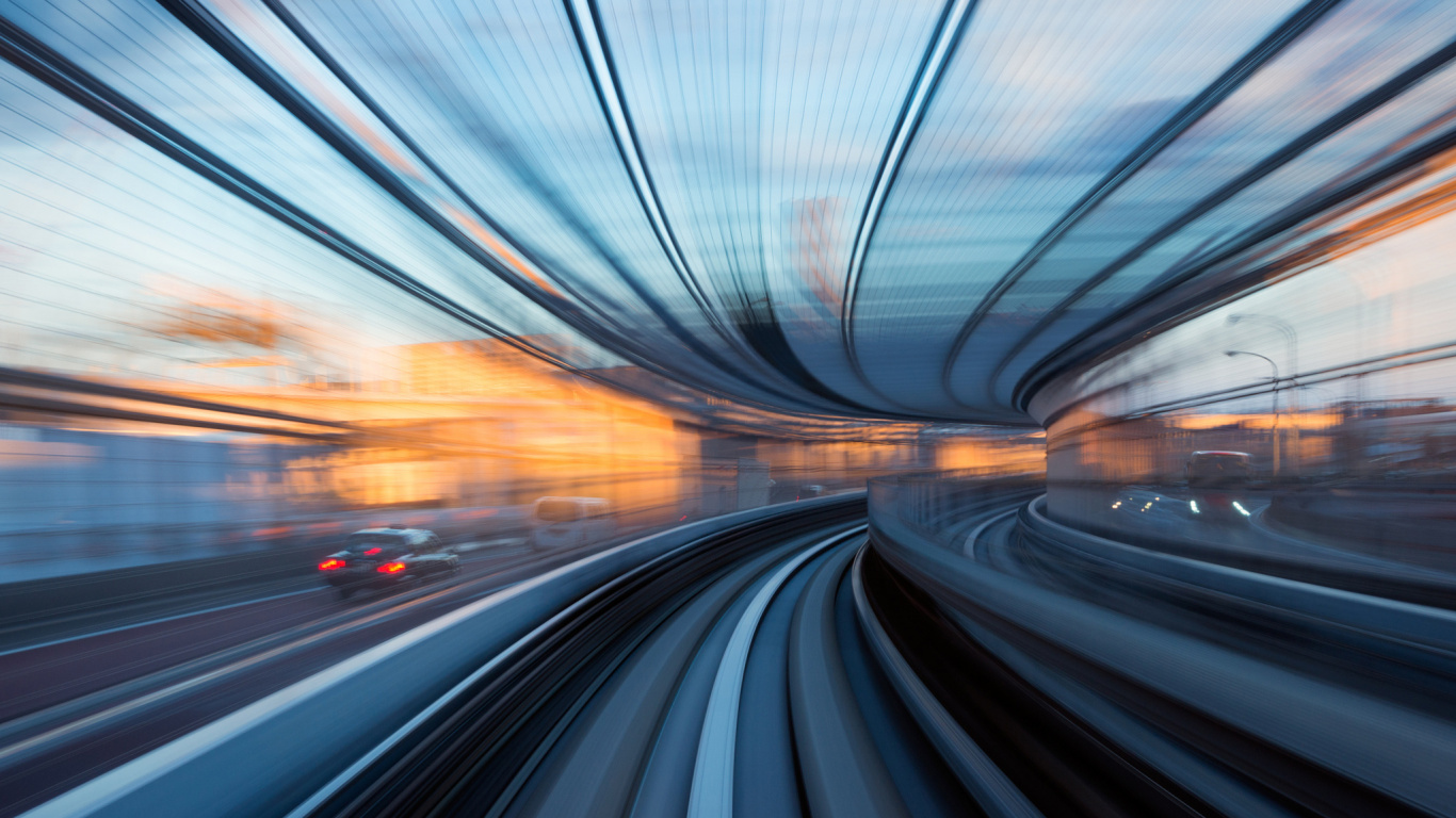 Time Lapse Photography of Cars on Road During Night Time. Wallpaper in 1366x768 Resolution
