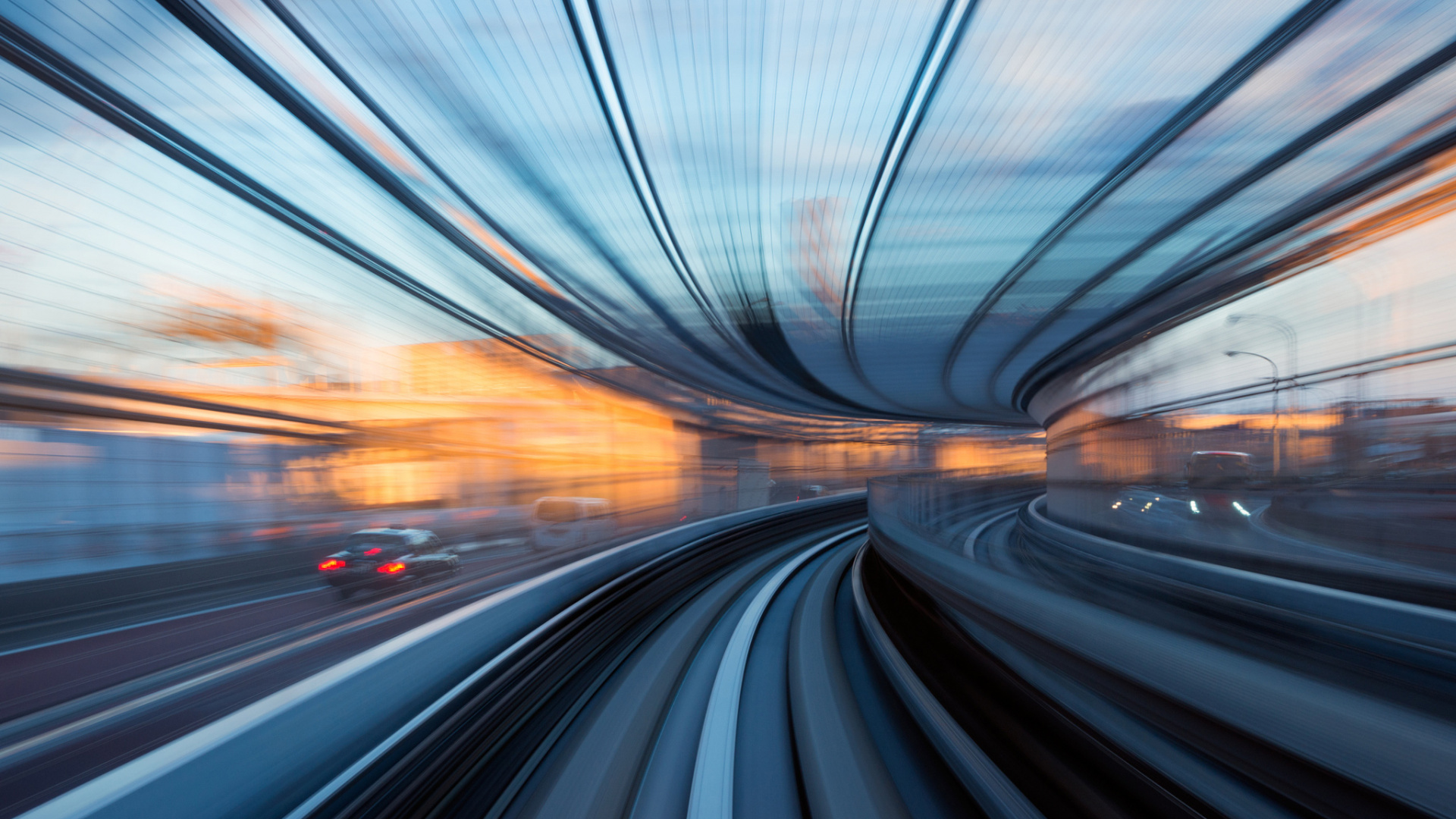 Time Lapse Photography of Cars on Road During Night Time. Wallpaper in 1920x1080 Resolution